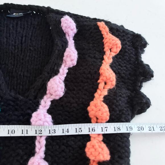 Anthropologie Maeve Bauble Knit Sweater Vest One Size - Picture 8 of 11